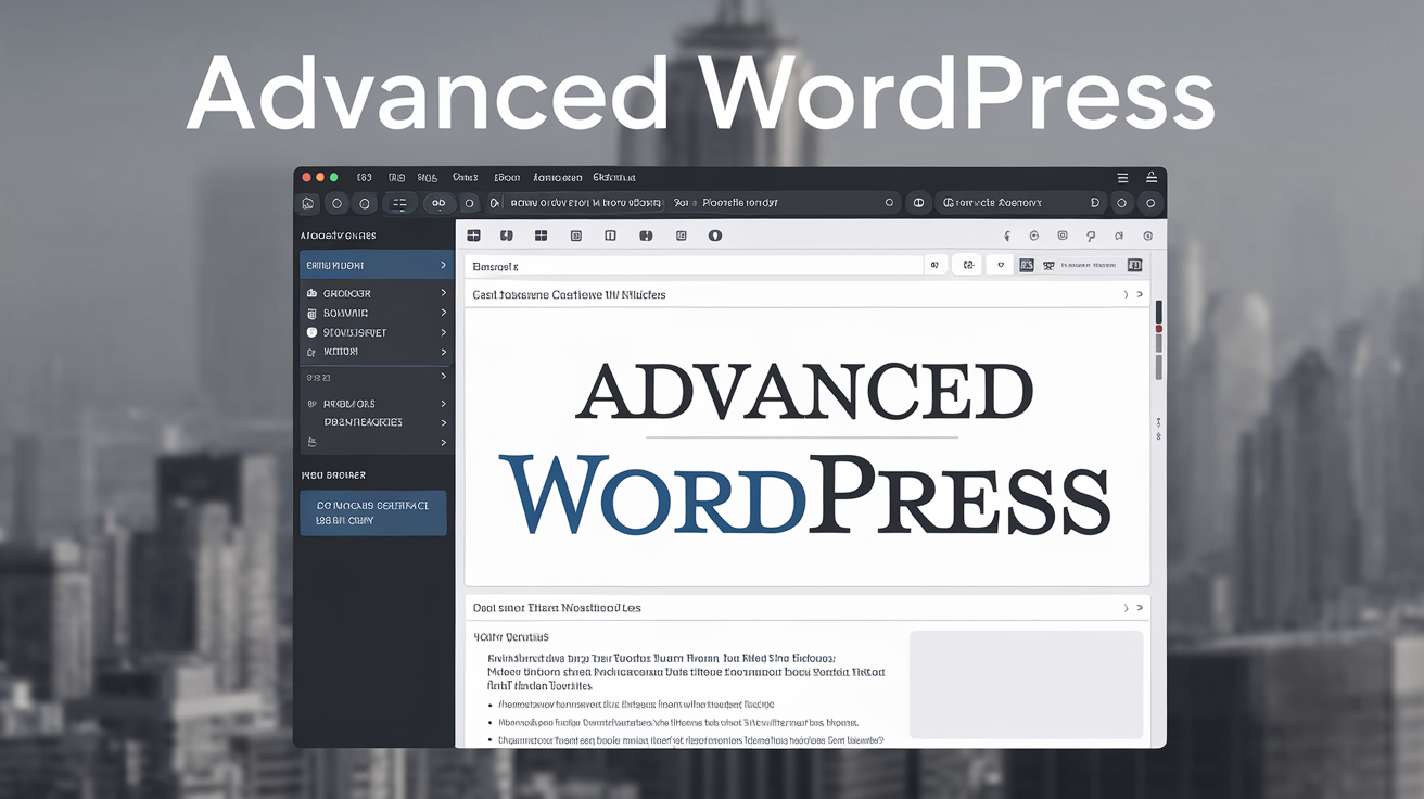 Advanced WordPress