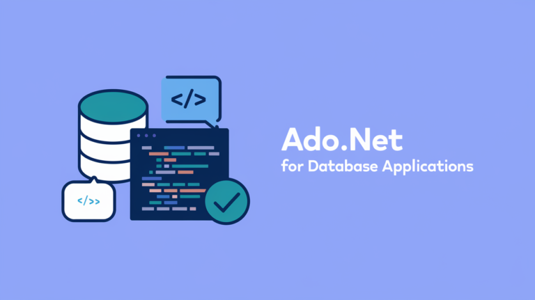ADO.NET for Database Applications