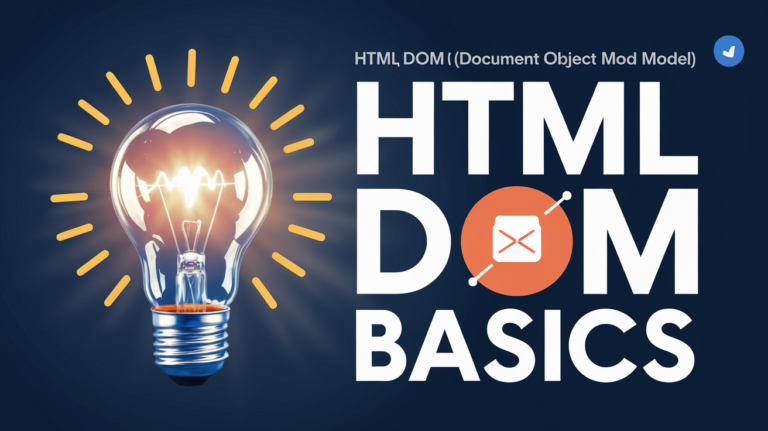HTML DOM (Document Object Model) Basics