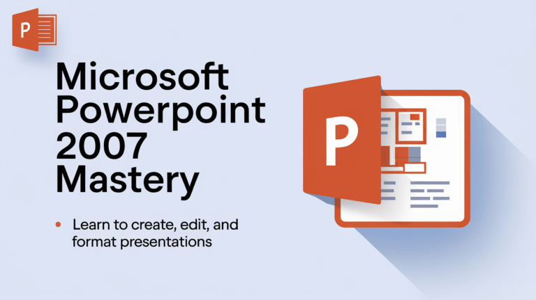 Microsoft PowerPoint 2007 Mastery