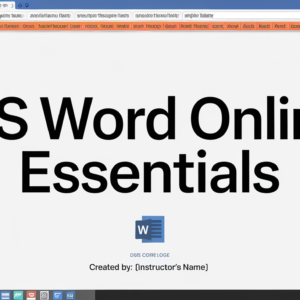 MS Word Online Essentials