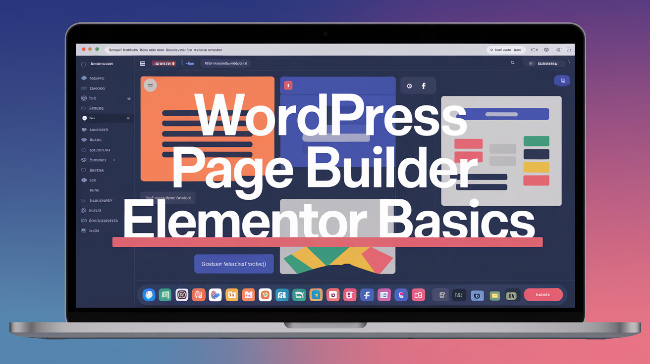 WordPress Page Builder Elementor Basics