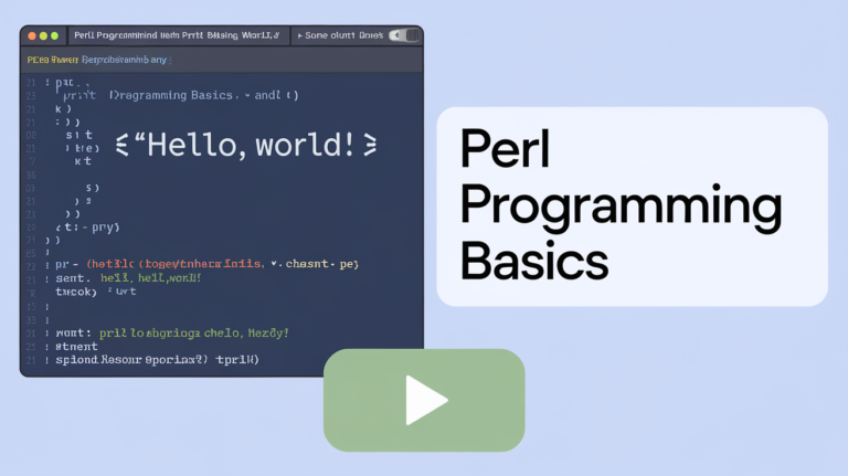 Perl Programming Basics