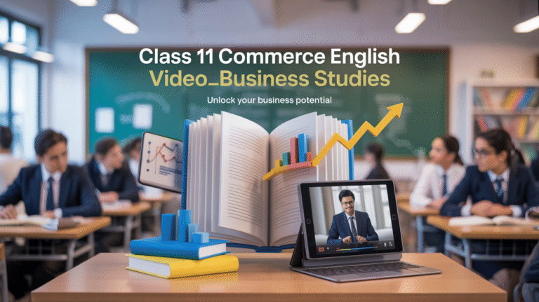 Class 11 Commerce English Video_Business Studies