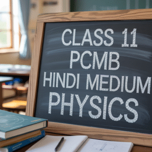Class 11 & 12 PCMB Hindi Medium_Class 11 PCMB Hindi Medium_Physics